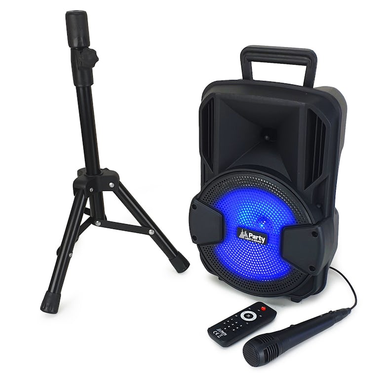 Enceinte nomade bluetooth à leds, USB, micro-SD et microphone - PARTY