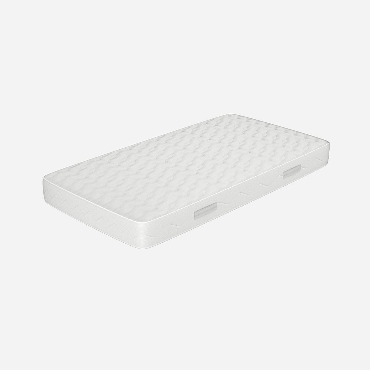 Materasso 1 Piazza E Mezza 120x190 Alto 24 Cm A Molle E Memory Foam  Ortopedico 