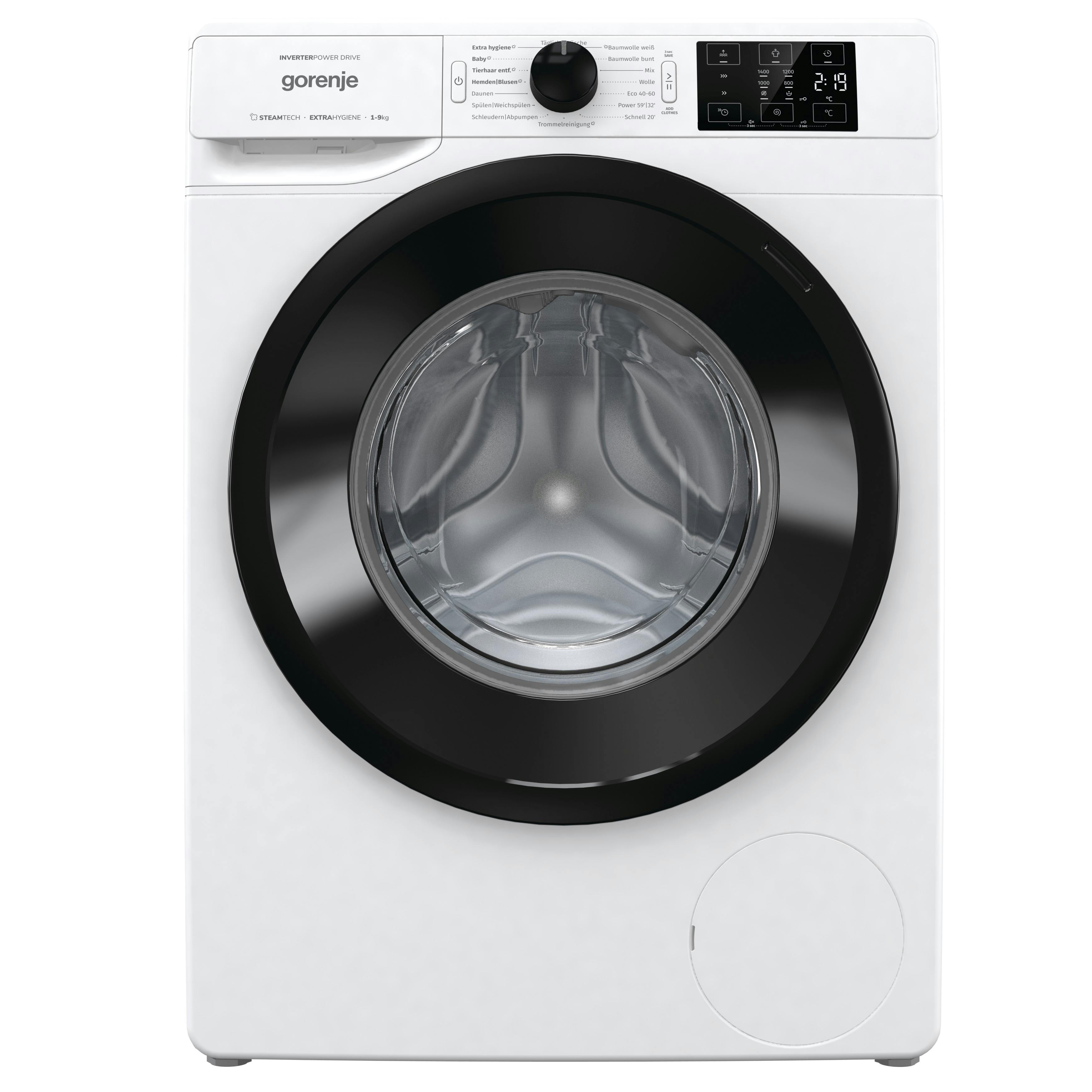 Gorenje WNEI94APS Waschmaschine; Frontlader Marktplatz METRO Inverter | EEK:A, PowerDriveMotor 9 kg