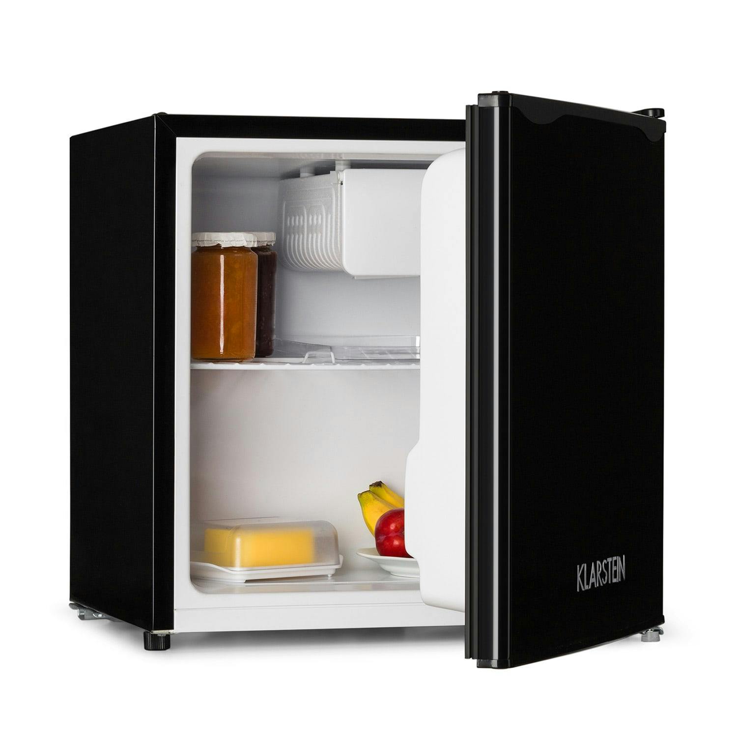 KS50-A Mini-Kühlschrank 46 Liter mit Eisfach 41 dB Schwarz