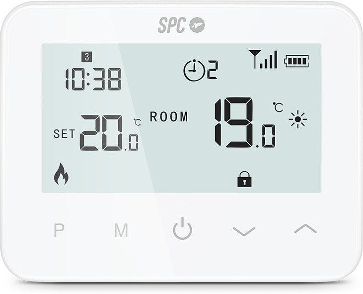 SPC Vesta Thermostat Termostato Inteligente WiFi para Caldera de Gas con  Control por App Blanco, Pc