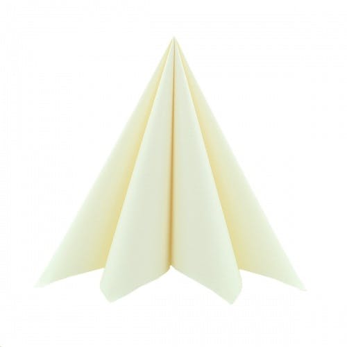 Sovie HORECA XL Serviette in Creme aus Linclass® Airlaid, 1/4 Falz, 48