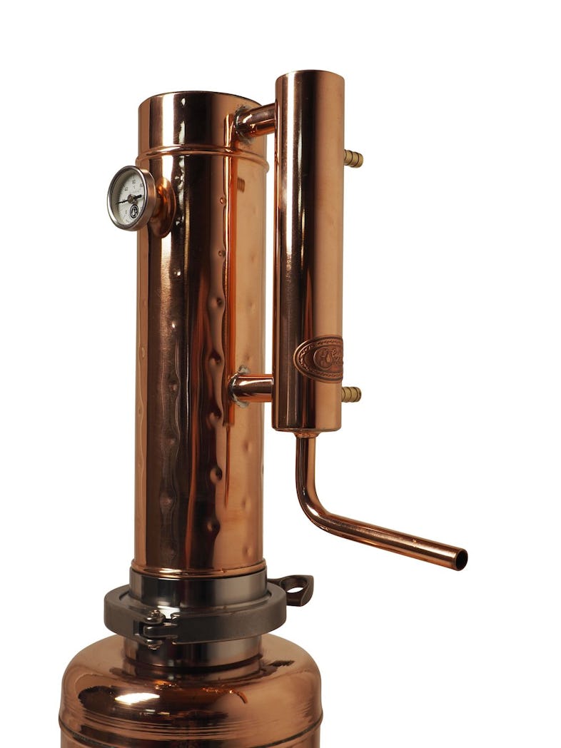 CopperGarden®` 2 Liter EASY MOONSHINE Destille XL Thermometer