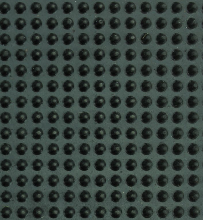 Felpudo Goma puntas (Negro, 100 x 60 cm, Caucho)