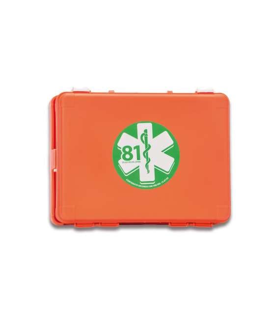 PVS Cassetta di pronto soccorso MEDIC 1 in plastica 25x9x19 cm 18 unità  ARANCIONE