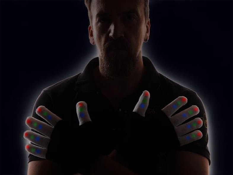 Handschuhe LED, weiss online kaufen