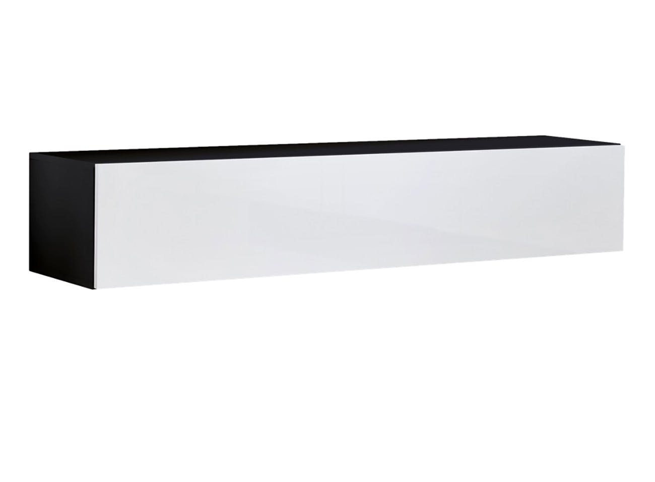 Mueble TV modelo Nora H2 (160 cm) en color negro con blanco | MAKRO  Marketplace