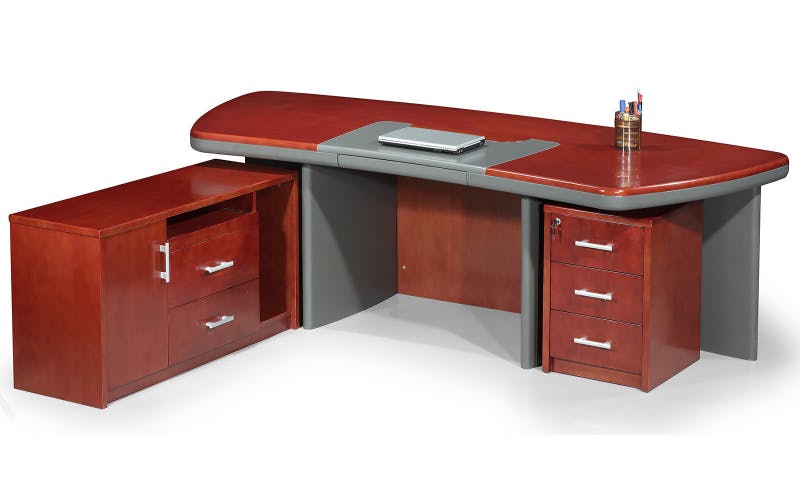 Buroausstattung Buromobel Chefschreibtisch Schreibtisch Washington Xxl Aus Kirschholz 3 2 M Metro Marktplatz