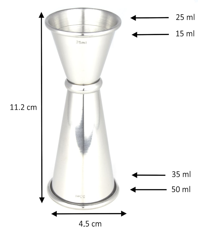Doseur cocktail 20/40 ml inox 
