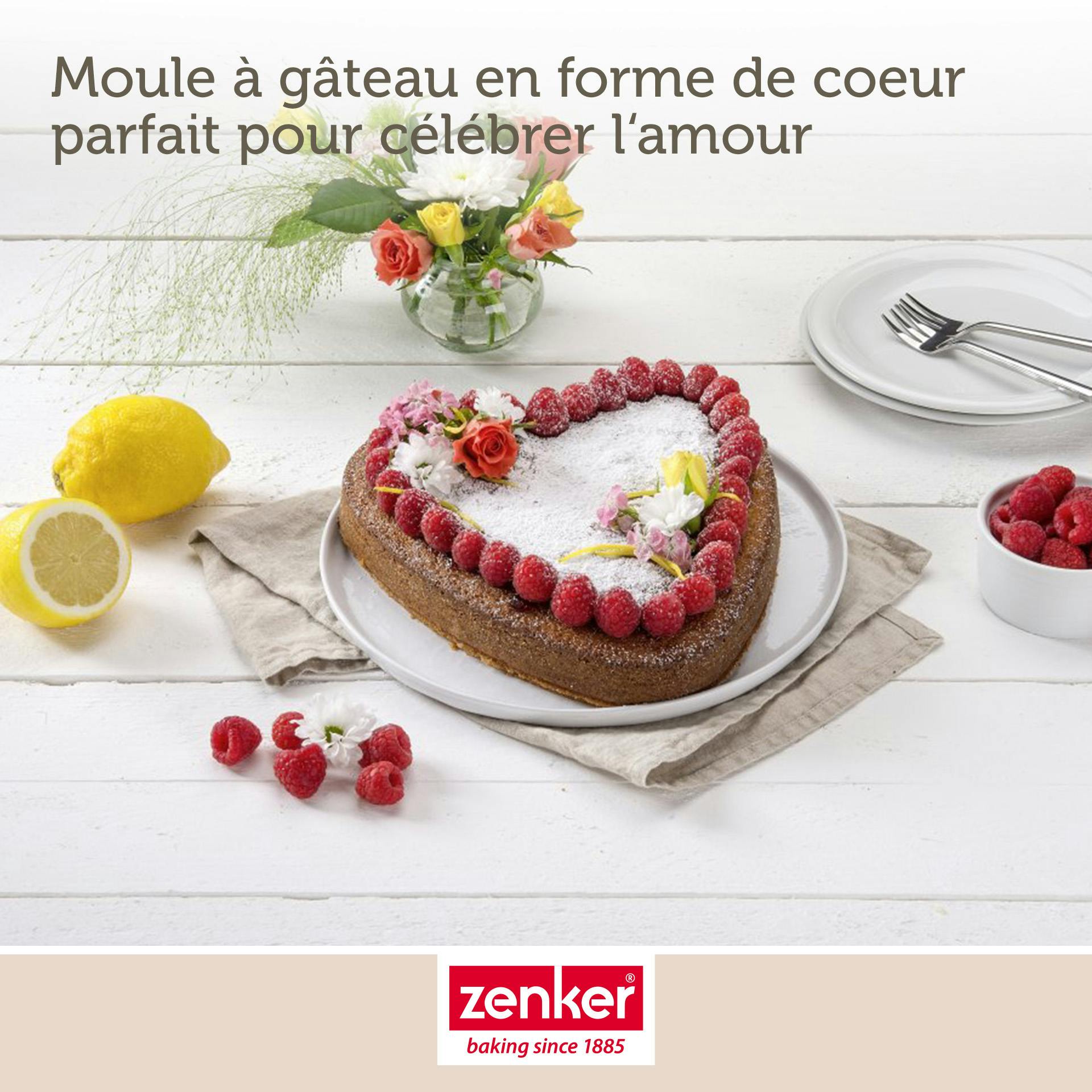 Moule Coeur Décoré Fleurs - Moules Bonbonnières et Bases - Le Comptoir de  la Pâtisserie
