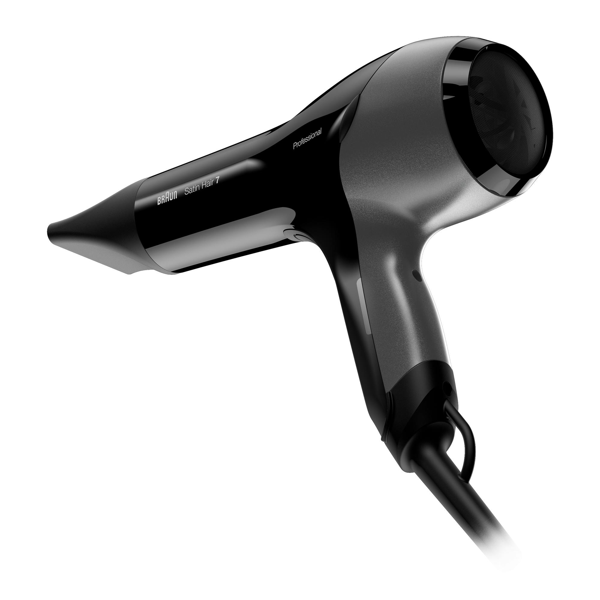 Braun Satin Hair 7 BRHD730E Secador de Cabelo 2200W Preto/Prateado