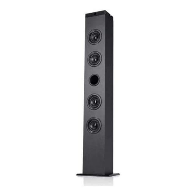 NK Torre de Sonido Vertical - Música por Bluetooth 5.0, 40W, RMS, TWS,  Mando a Distancia, Entrada óptica, RCA, Coaxial, Auxiliar, USB, FM