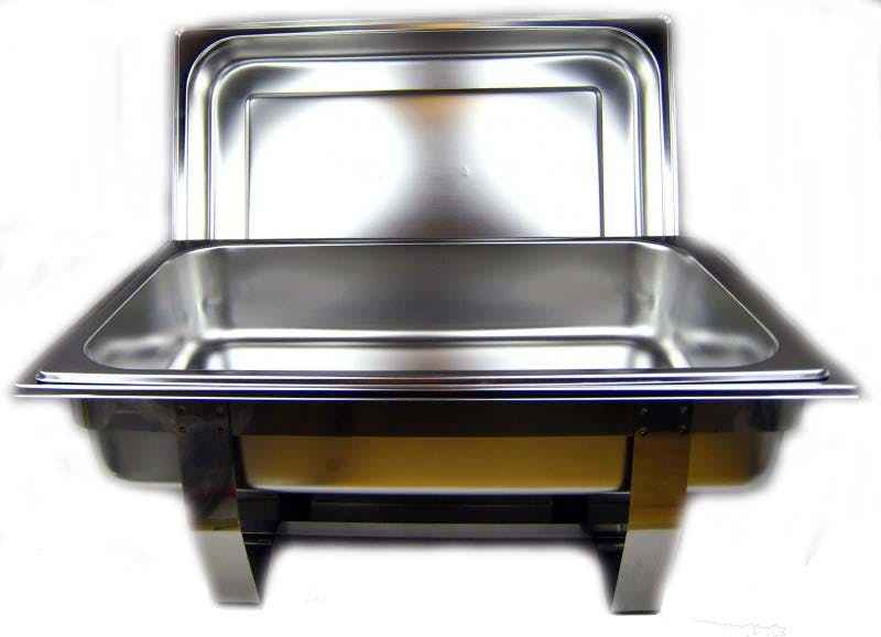 Chafing Dish Edelstahl Speisenwärmer Warmhaltebehälter 6 Brennpaste GN1/1-65mm 