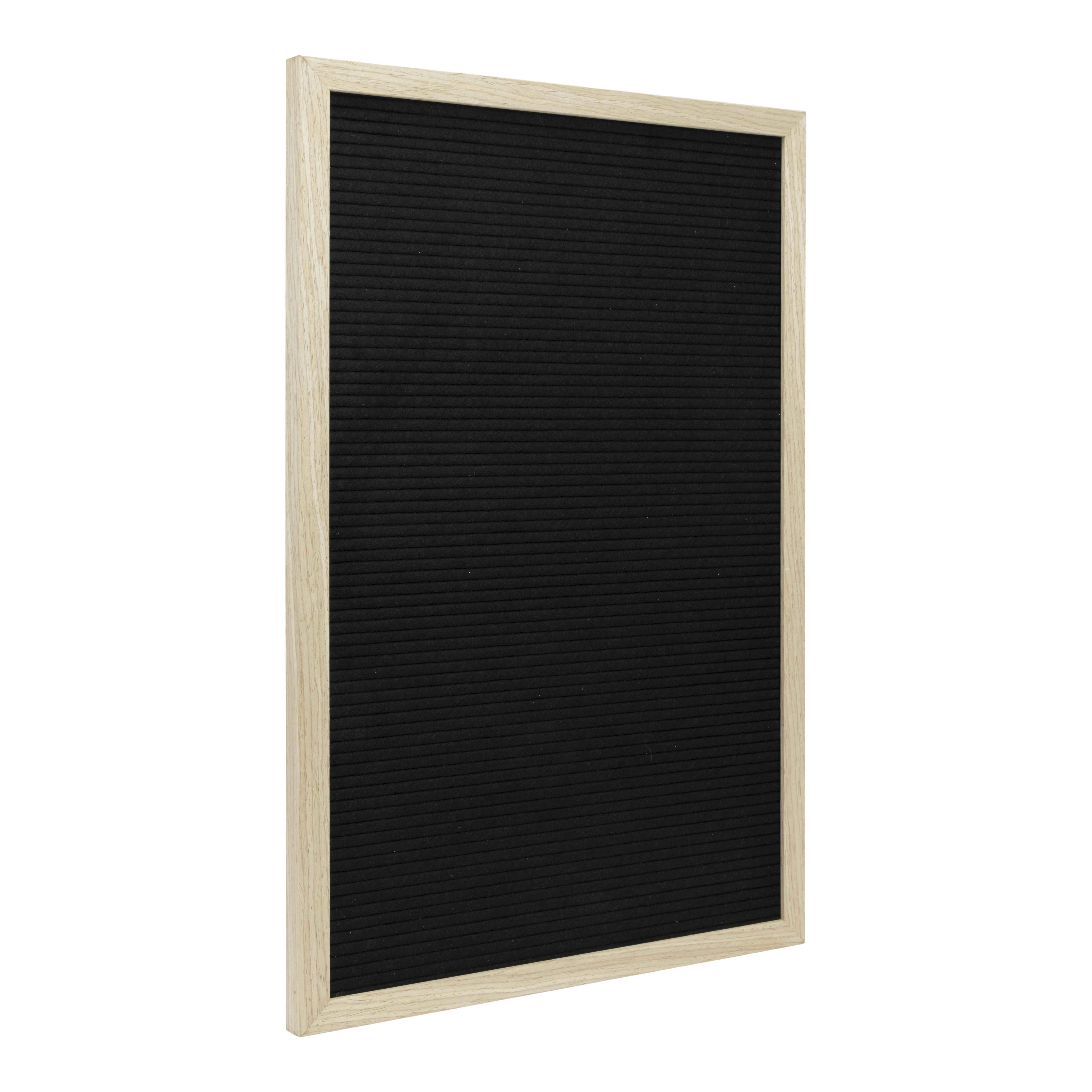 Tableau Ardoise Noire Woody 30X40 Cm + 1 Feutre-Craie Blanc