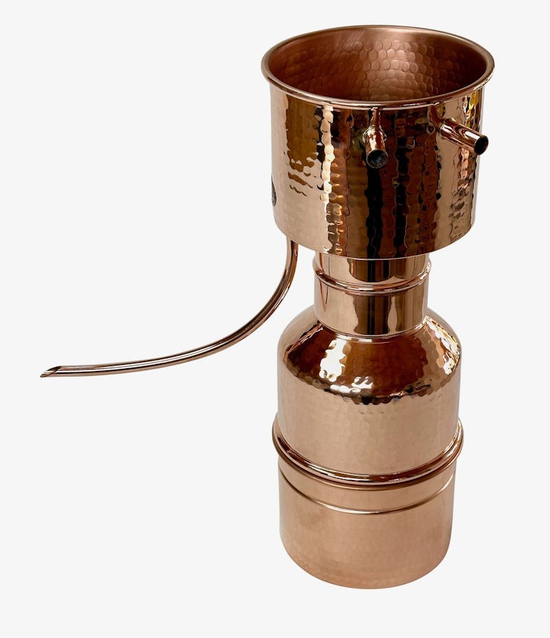 CopperGarden®` Destille LEONARDO 2 Liter nach Helge Schmickl