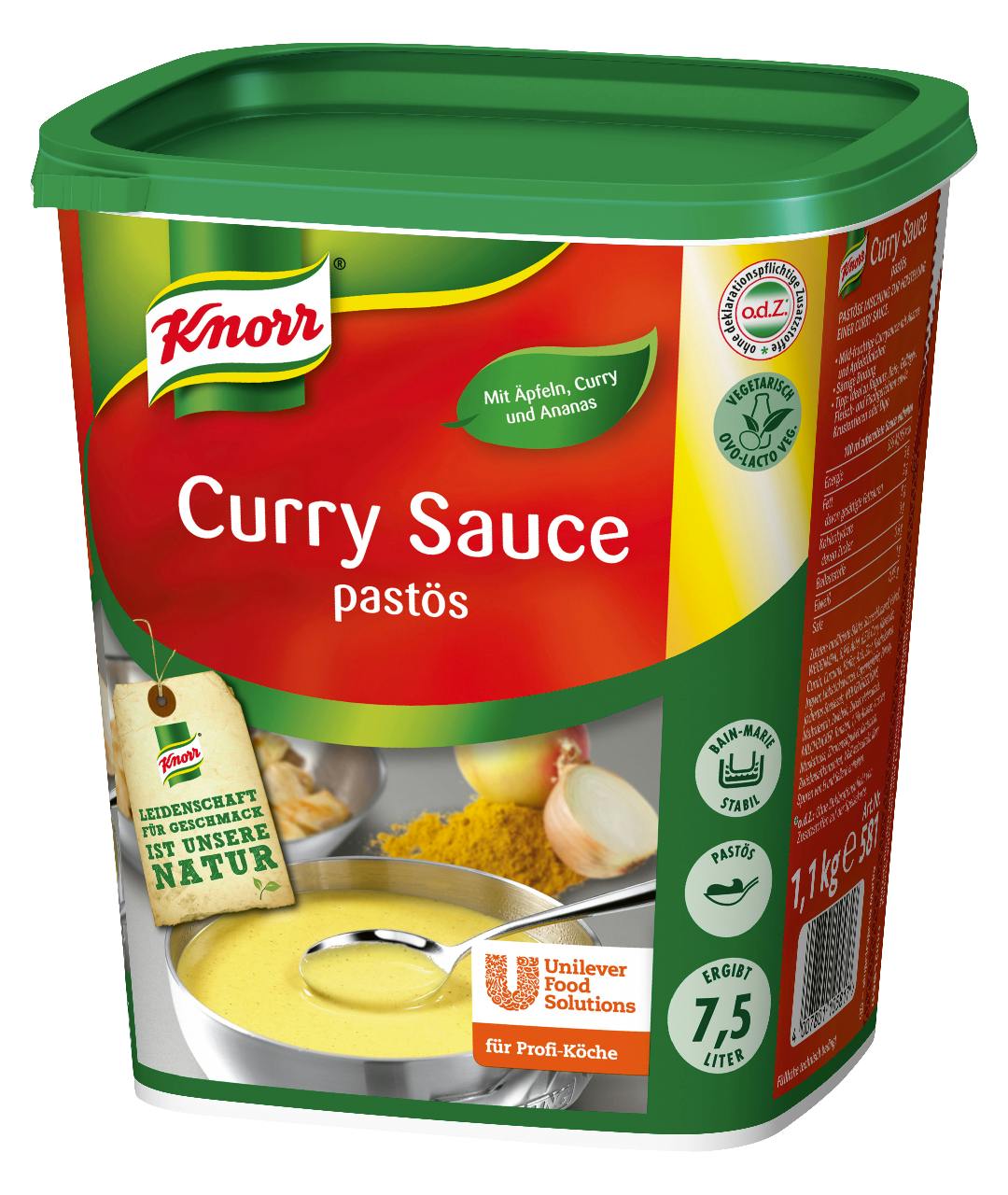 Knorr Curry Sauce Pastös (1,1 kg) METRO