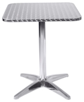 METRO Professional Tisch, Aluminium, 60 x 60 x 72,3 cm, Gastrotisch, quadratisch, silber