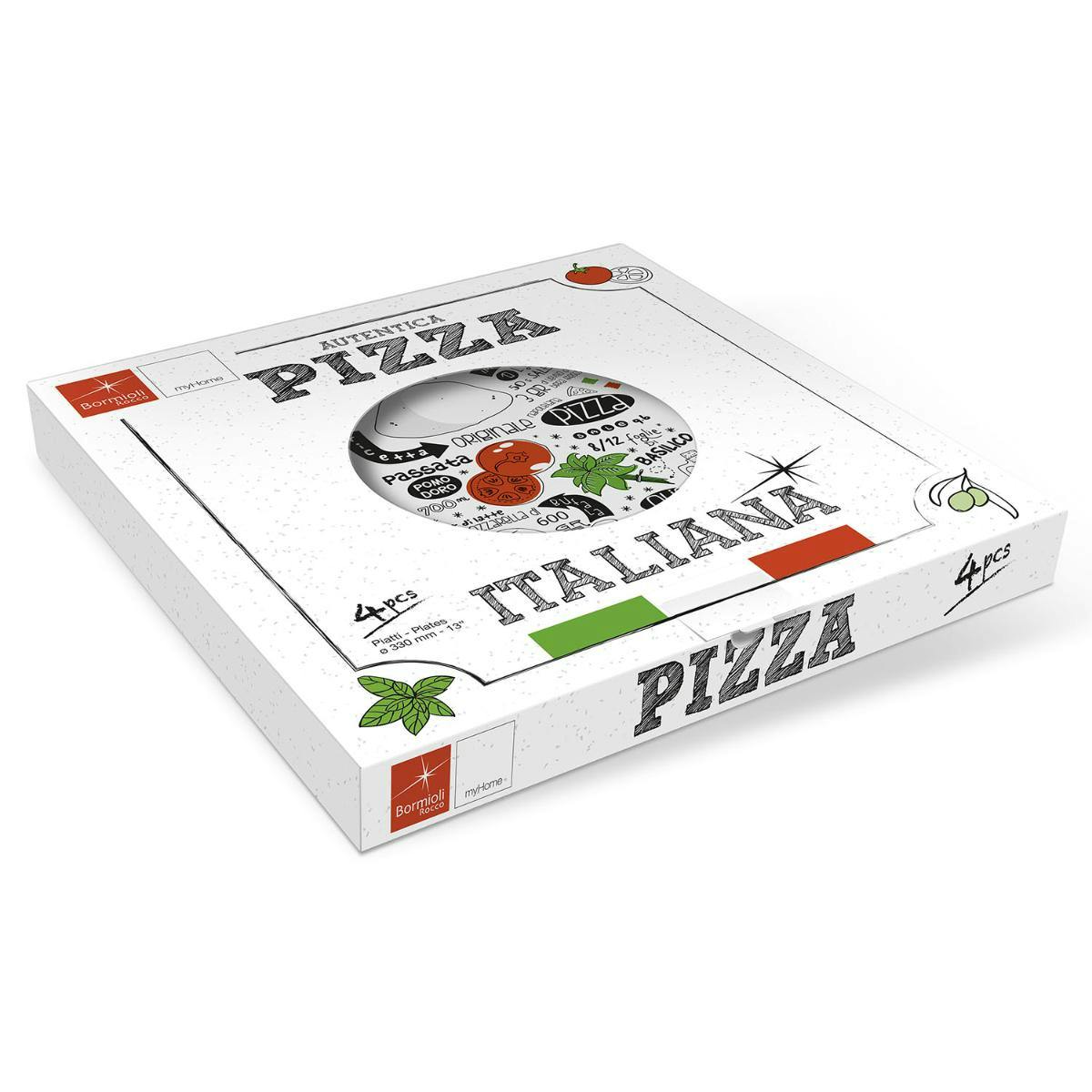 Plato Redondo Opal Pizza 33Cm BORMIOLI ROCCO RONDA 