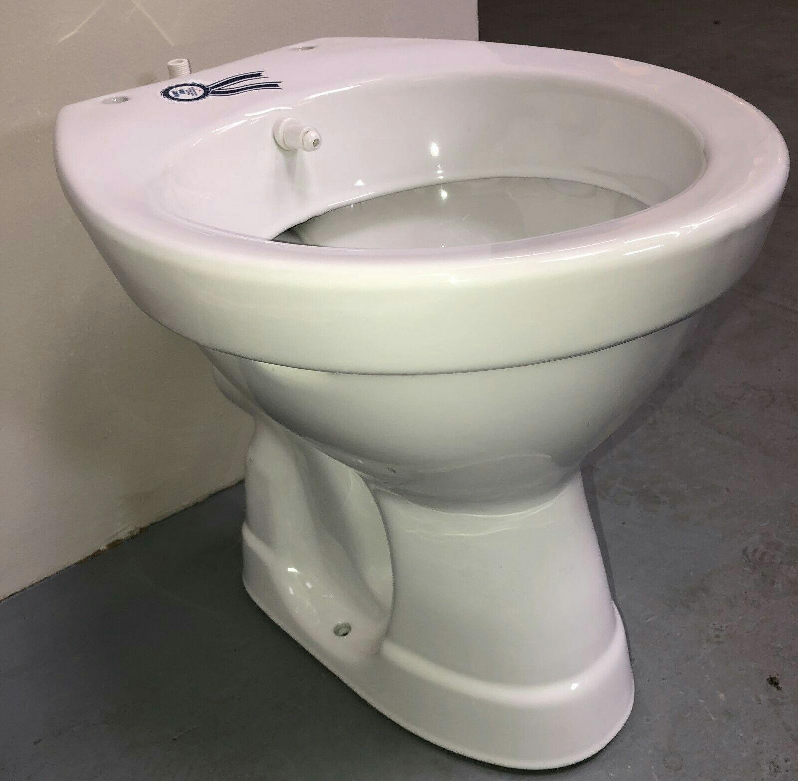 Stand WC Dusch-WC Taharet Bidet Toilette Taharatli Wand Boden Deckel Aquablue 