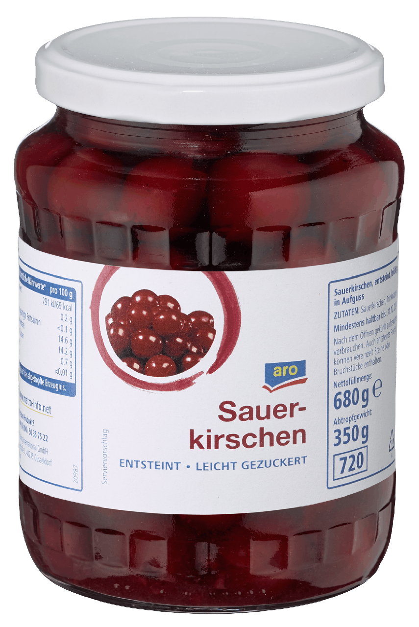 aro Sauerkirschen Leicht Gezuckert (350 g) | METRO