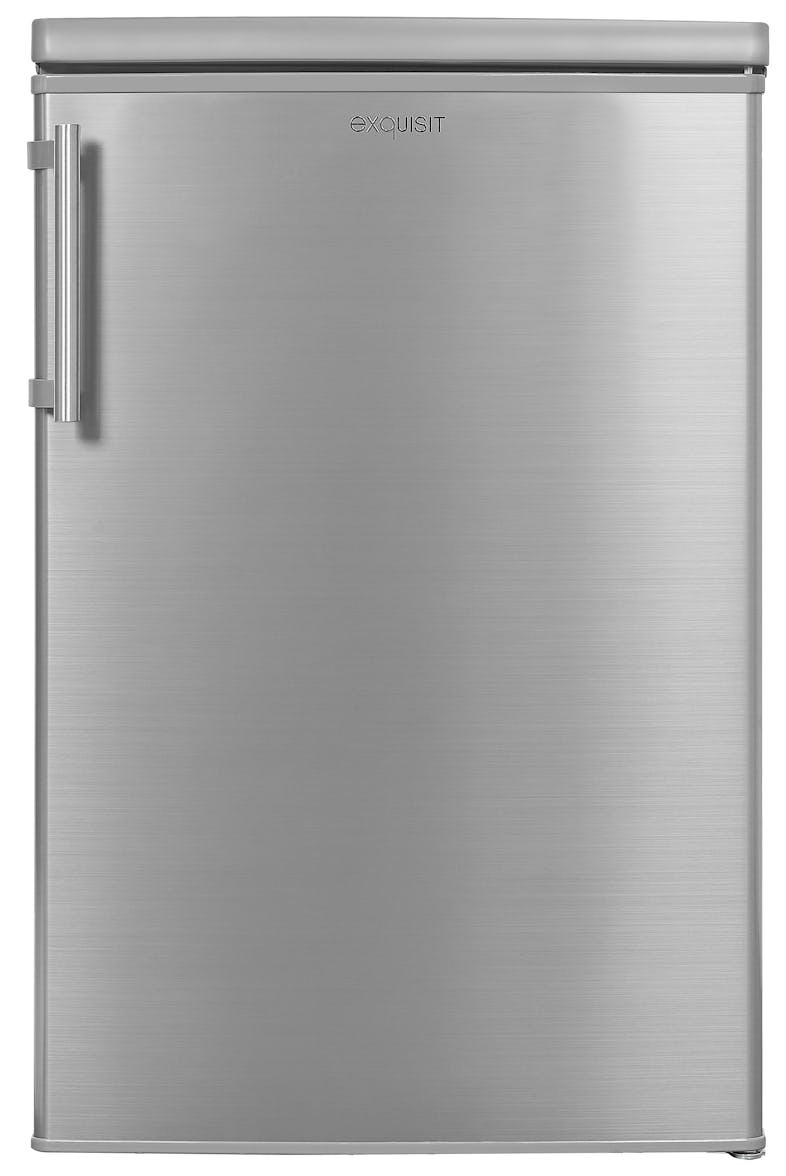 Exquisit Kühlschrank KS16-4-HE-040D inoxlook, | l Fassungsvermögen 109 Marktplatz METRO