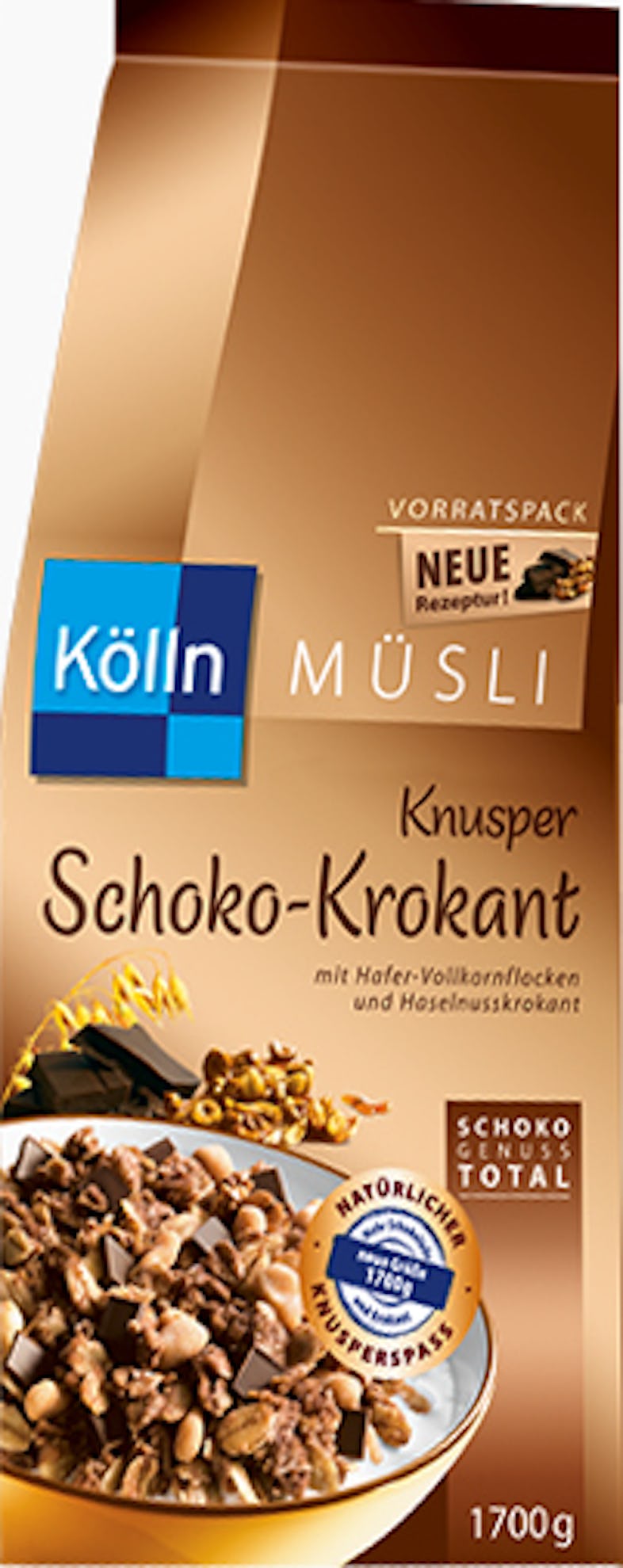 Kölln Hafer Müsli Knusper Schoko-Krokant (1,7kg) | METRO Marktplatz