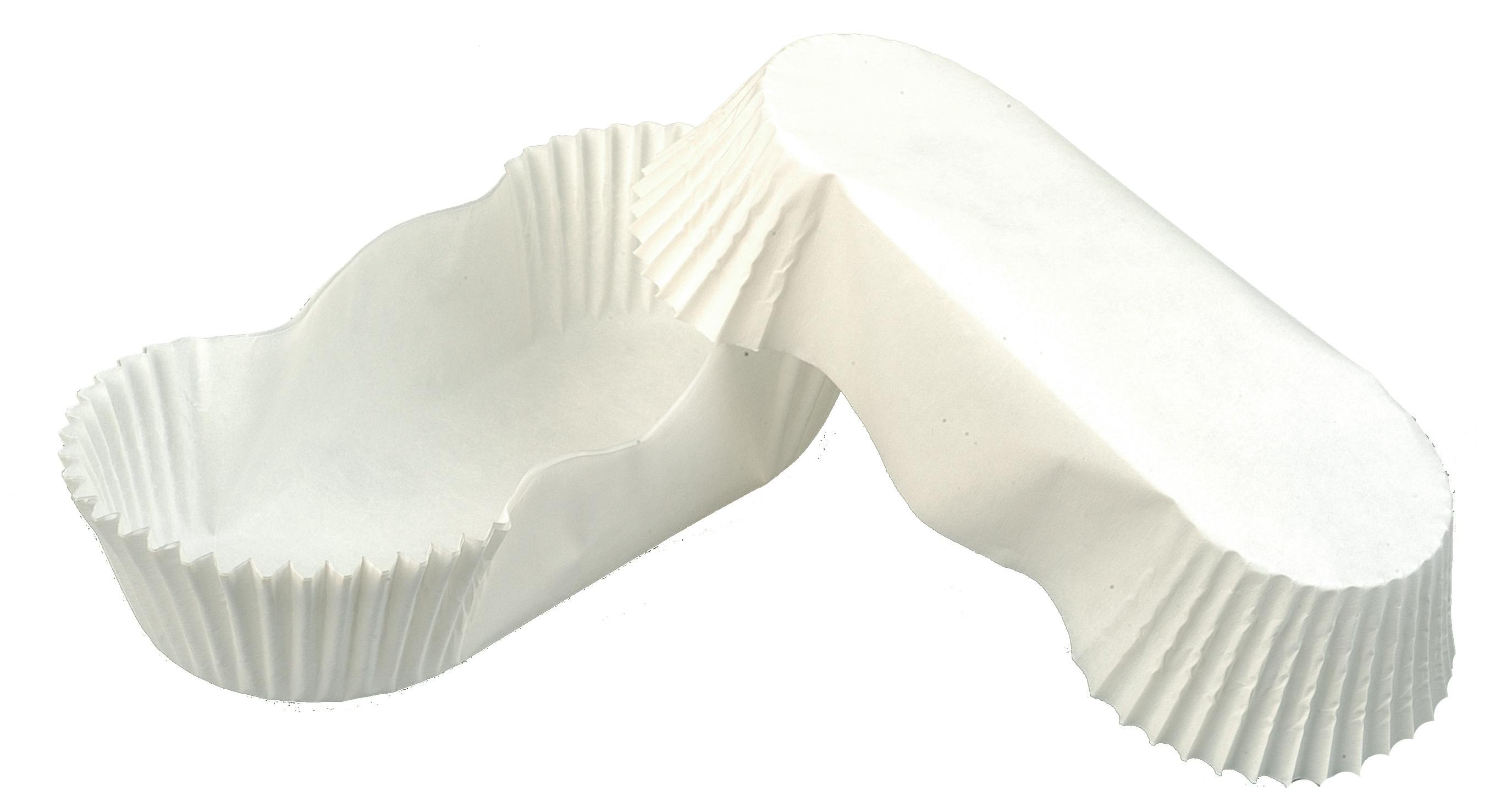 Nordia Caissette Calypso papier ingraissable blanc 10.5 x 4 x 2.5