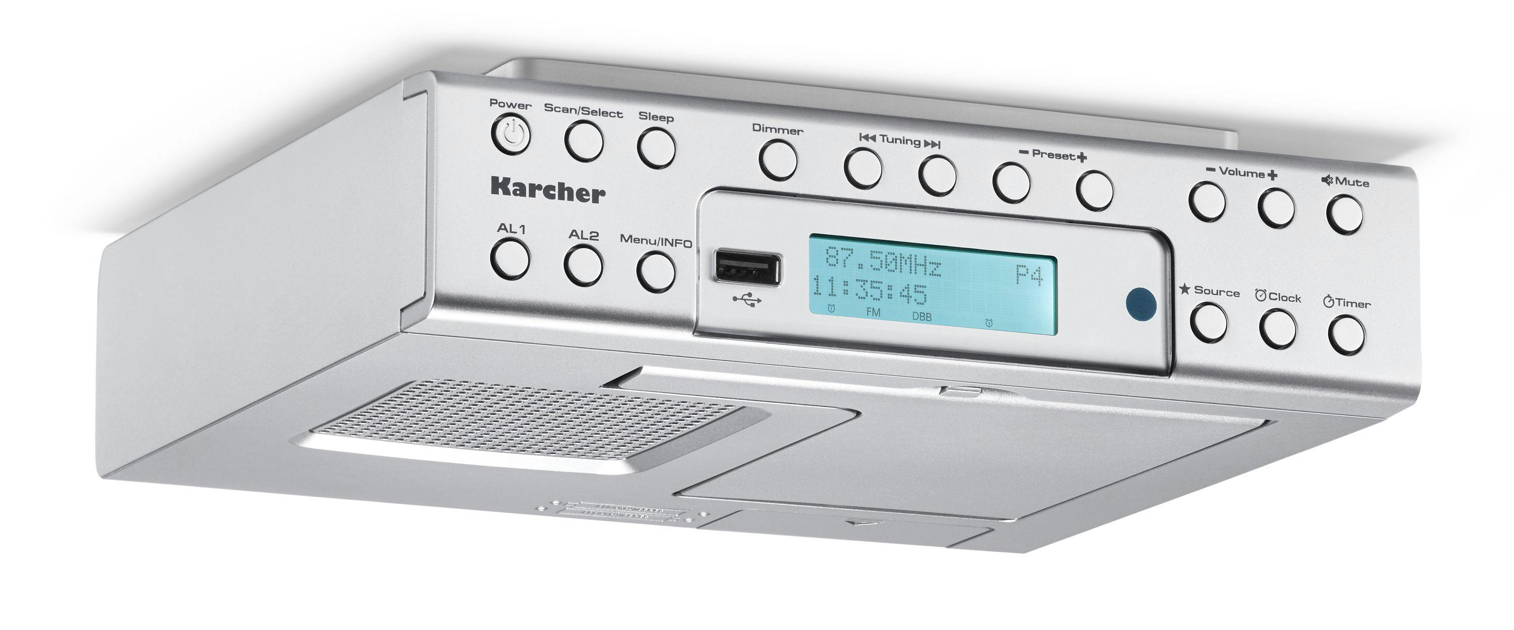 Karcher RA 2030D Unterbauradio mit DAB+ MP3-Wiedergabe, USB-Charger,  Fernbedienung | METRO Marktplatz