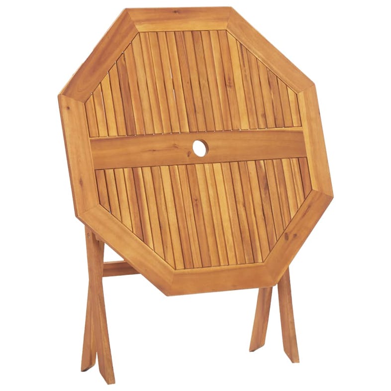 ⇒ Mesa plegable rectangular 125 x 80 cm madera tropical acacia