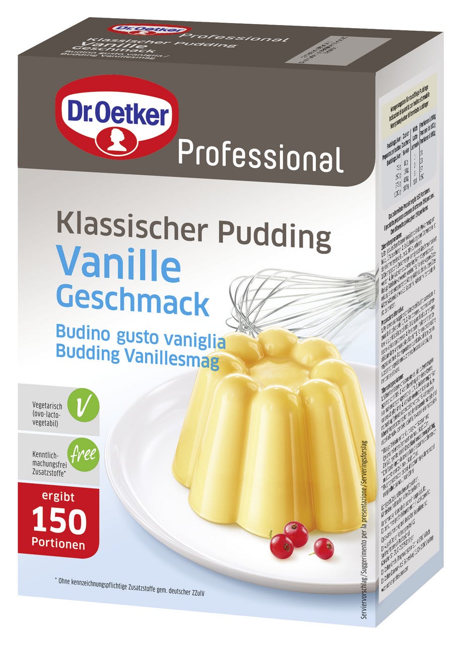 Dr. Oetker Professional Puddingpulver Vanille (1 kg) METRO