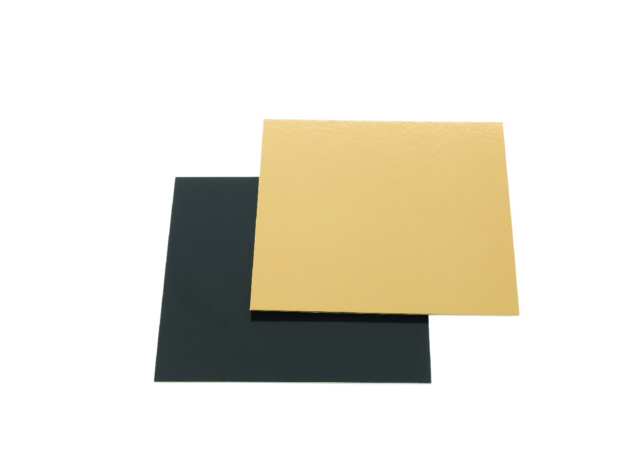 Nordia Support rond carton double face or et noir 30cm x 100 Nordia -  P002330