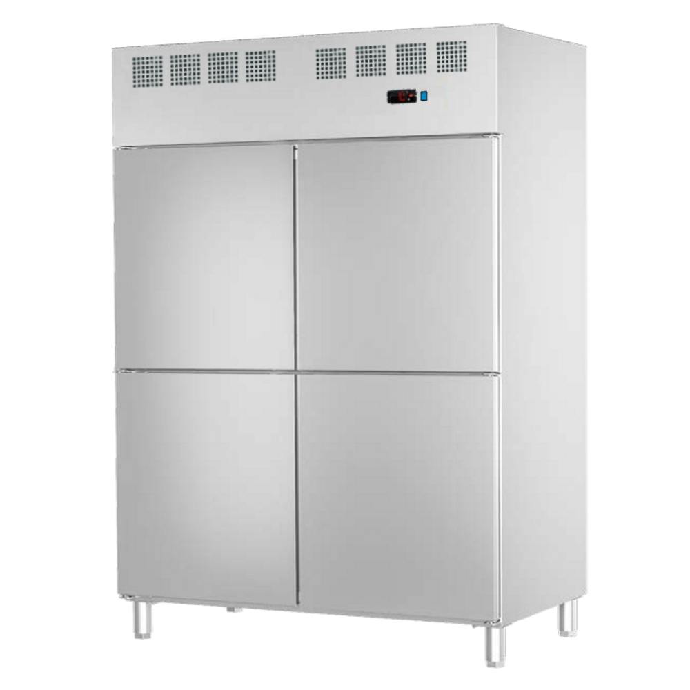 Vriezer 4 deuren 530x650 gn 2/1 of 400x600 1400x820x2010 mm 1250 W