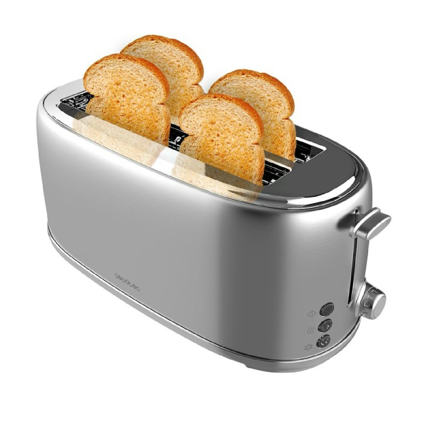 Tostador CECOTEC Toast&Taste 1000 Retro Double Inox