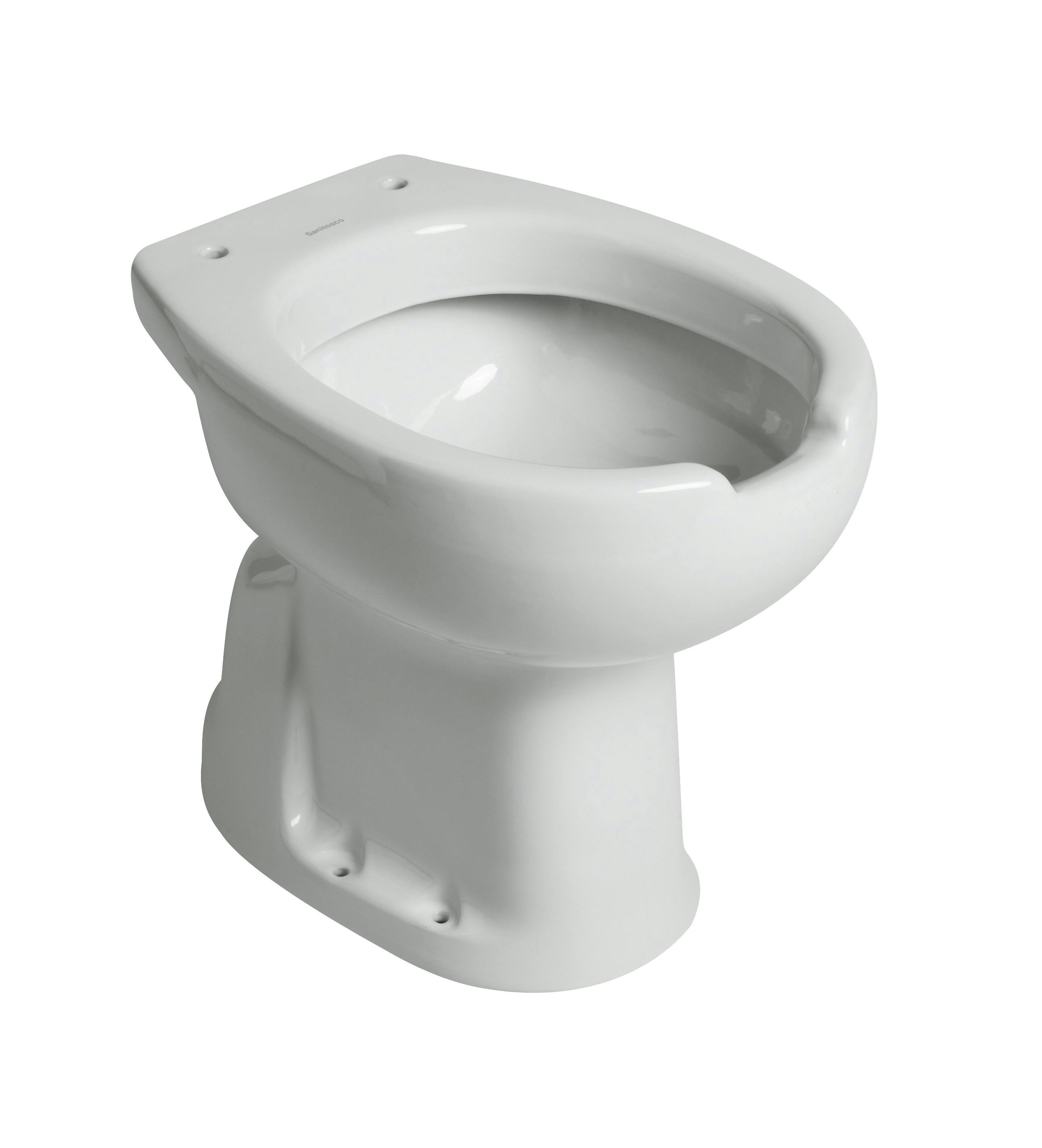 Combo Inodoro Completo Redondo de Fondo Reducido con Cisterna y Bidet a  Suelo, Adosado a Pared con Salida Dual