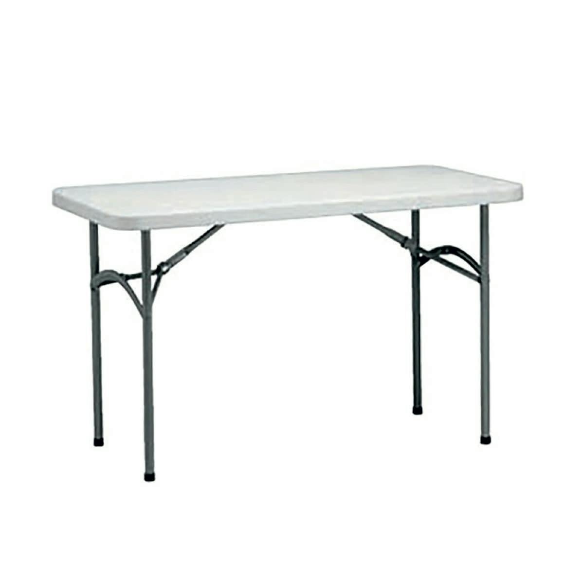 Table pliante rectangulaire 122cm / 4 personnes - Table pliante - Table  pliante polyéthylène