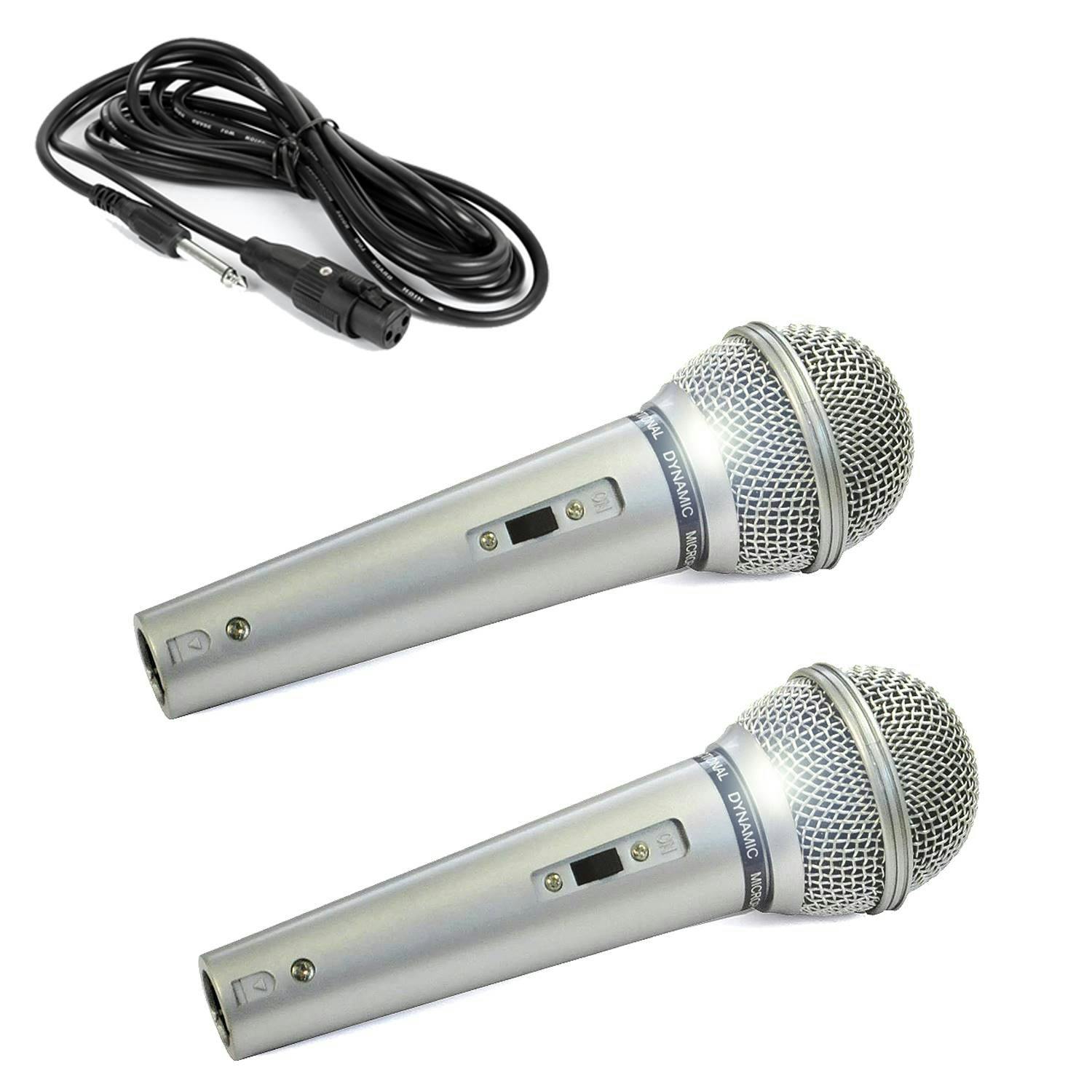Microphone dynamique professionnel portable pour karaoké chanteur avec