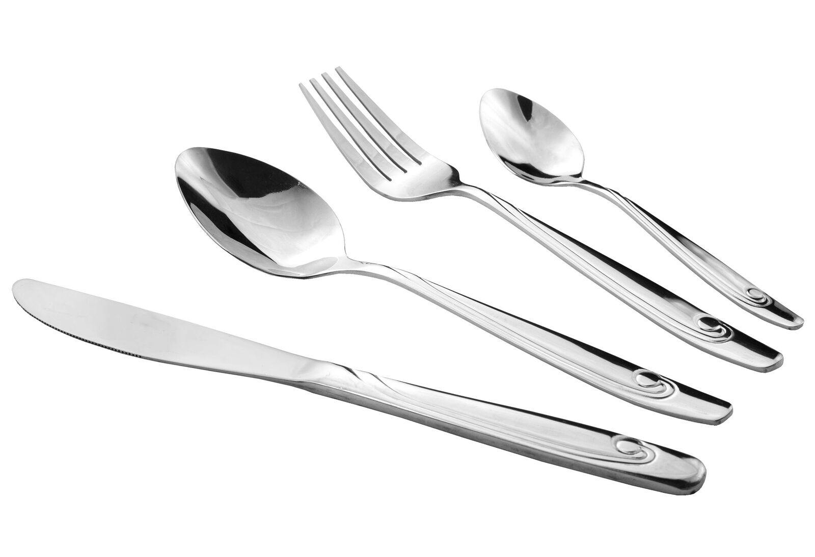 30 teilig Besteckset ElegantDesign Messer Gabel Löffel Teelöffel