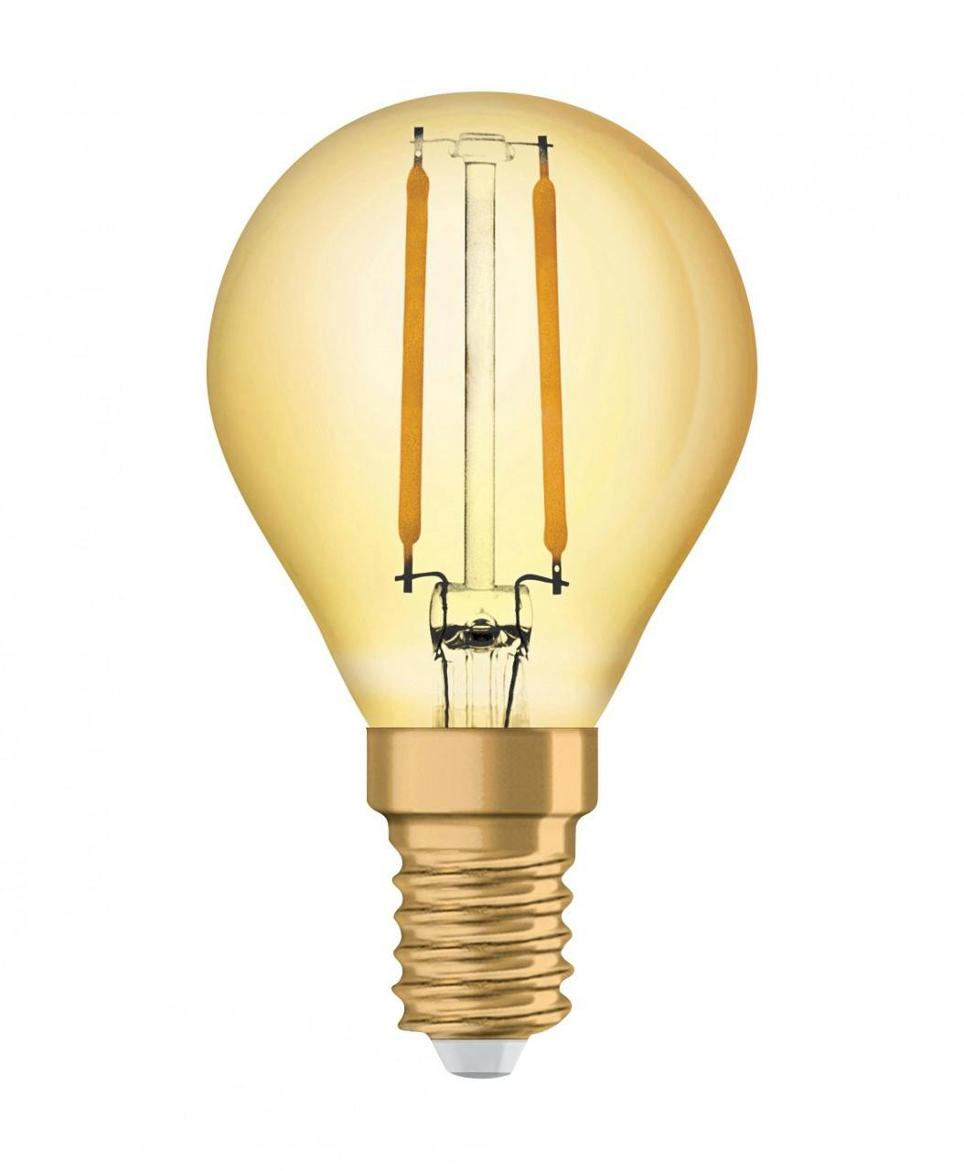 OSRAM LED VINTAGE 1906 CLASSIC P 12 FS Warmweiß Filament Gold E14 ...