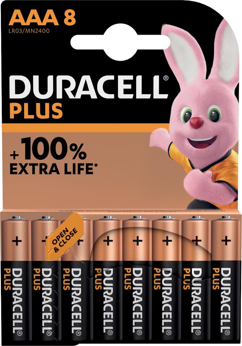 14 piles Duracell Plus Power AA, blister de 4 pièces