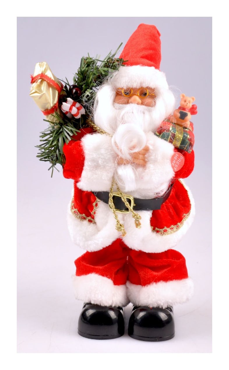 Weihnachtsdeko Singender Weihnachtsfigur Weihnachtsmann METRO Santa Marktplatz Nikolaus | Claus