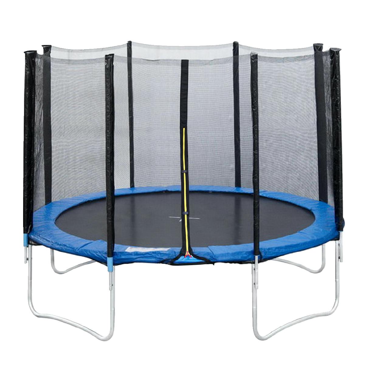 Trampoline met Ø 366 cm, zwart/blauw Makro