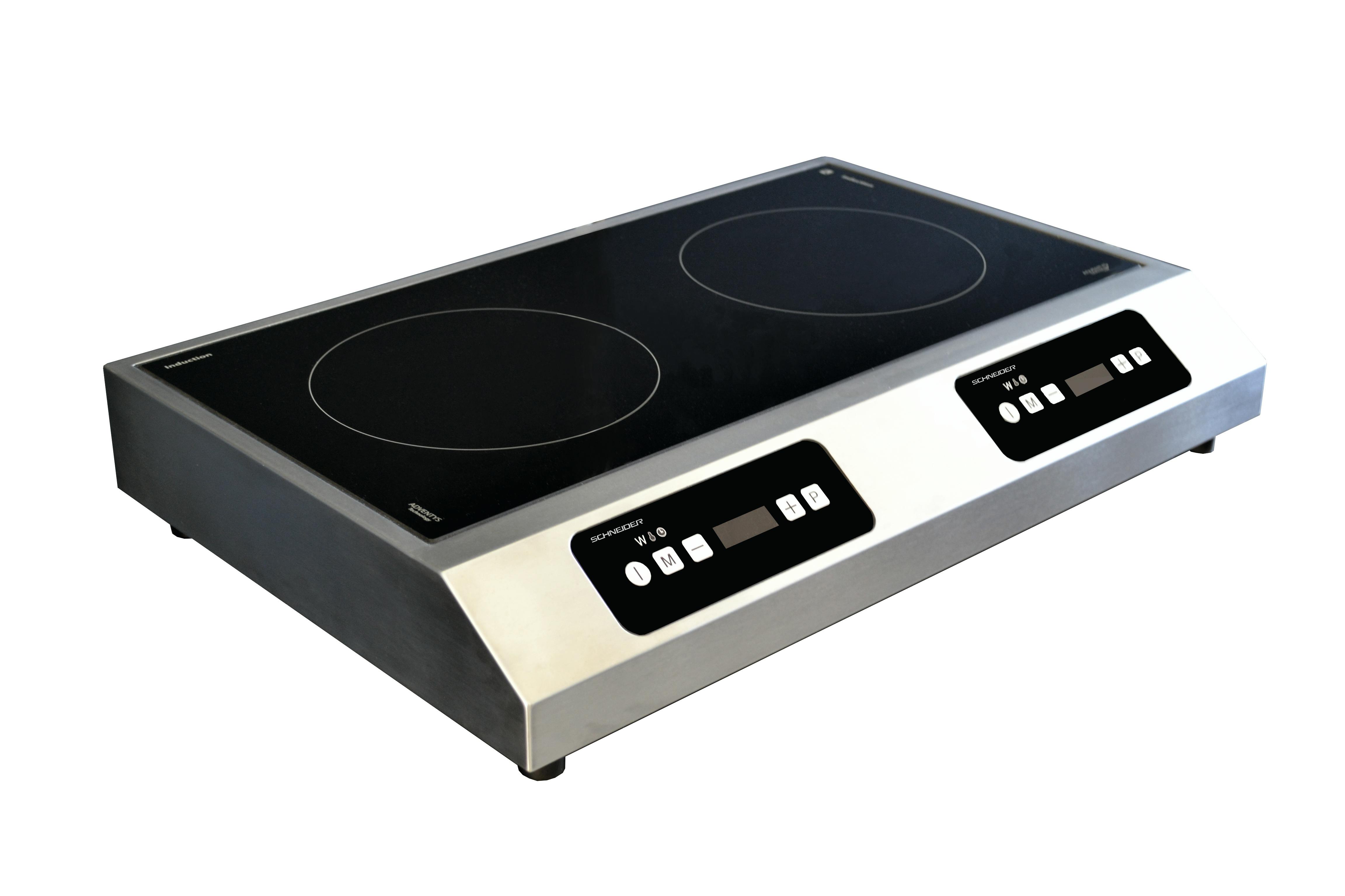 Induktionskochfeld 3500 Watt- doppelt 530(B)x75(H)x405(T) | METRO ...