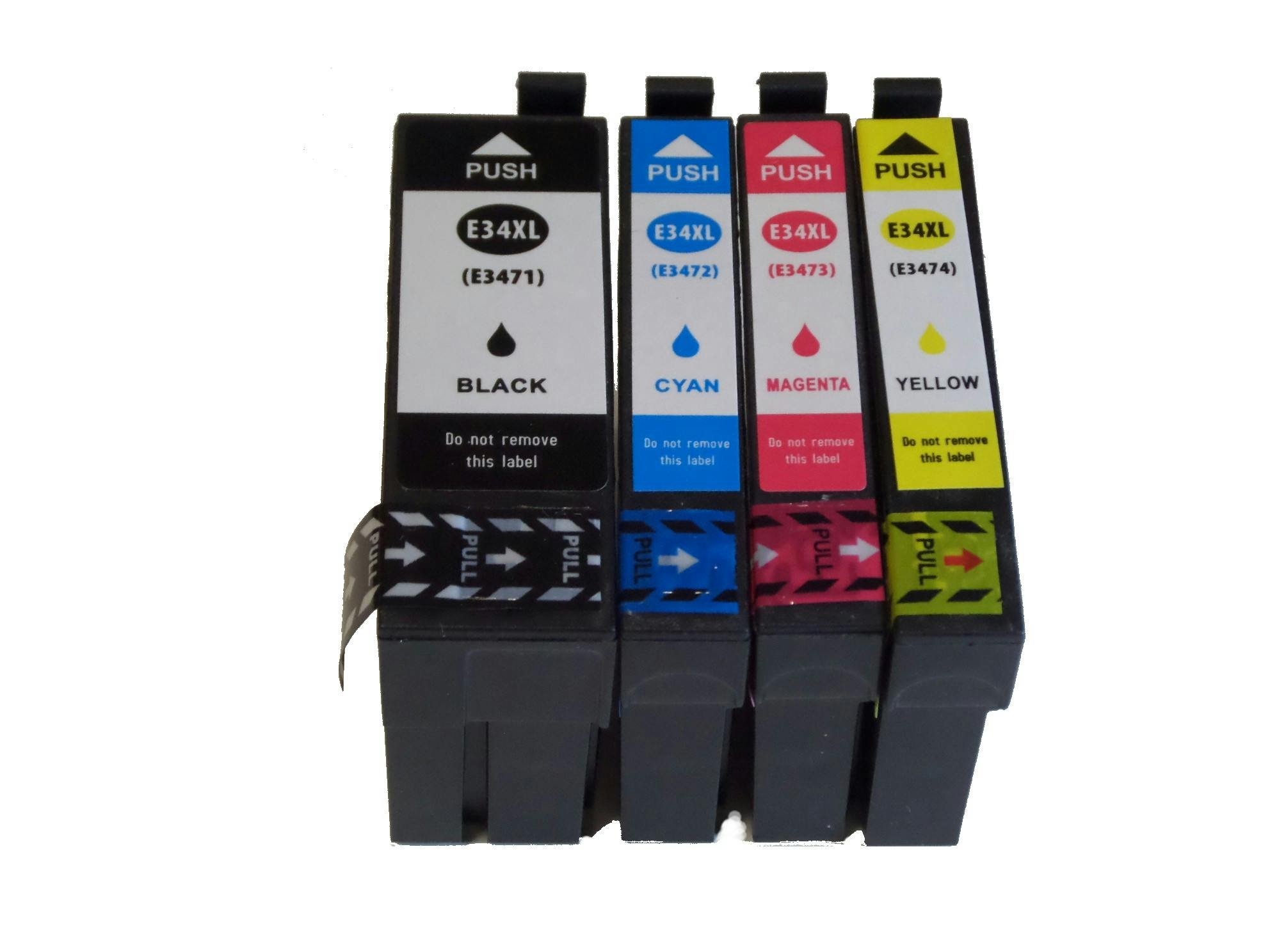 4x Tintenpatronen Kompatibel F. Epson Work Force PRO WF-3720 DWF ...