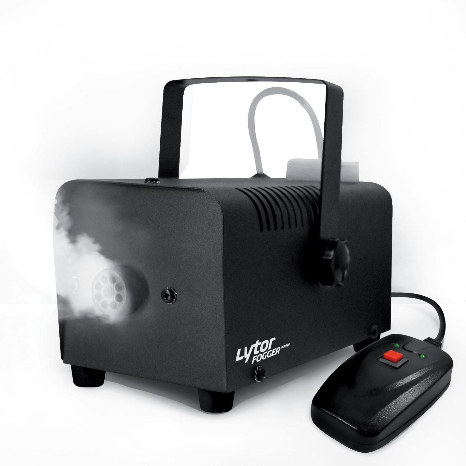 Machine à fumée Audio Club FOGMACHINE 900W Etrier de fixation, 2  télécommande filaire et sans fil, Soirée Smoke DJ