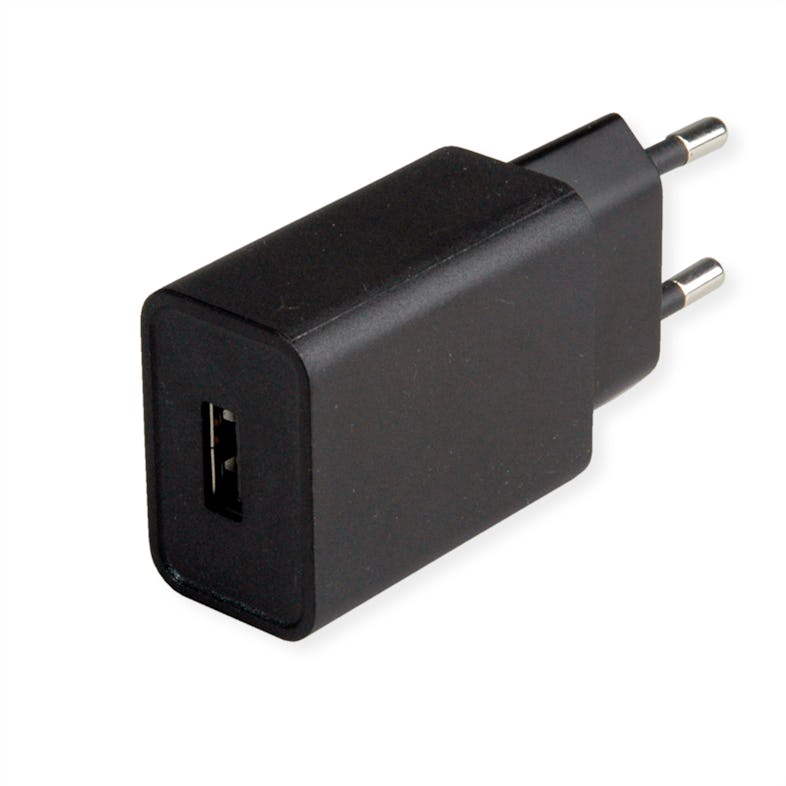 VALUE USB Charger mit Euro-Stecker, 3-Port (Typ-A, 2x Typ-C), 65W, GaN USB  Ladegerät