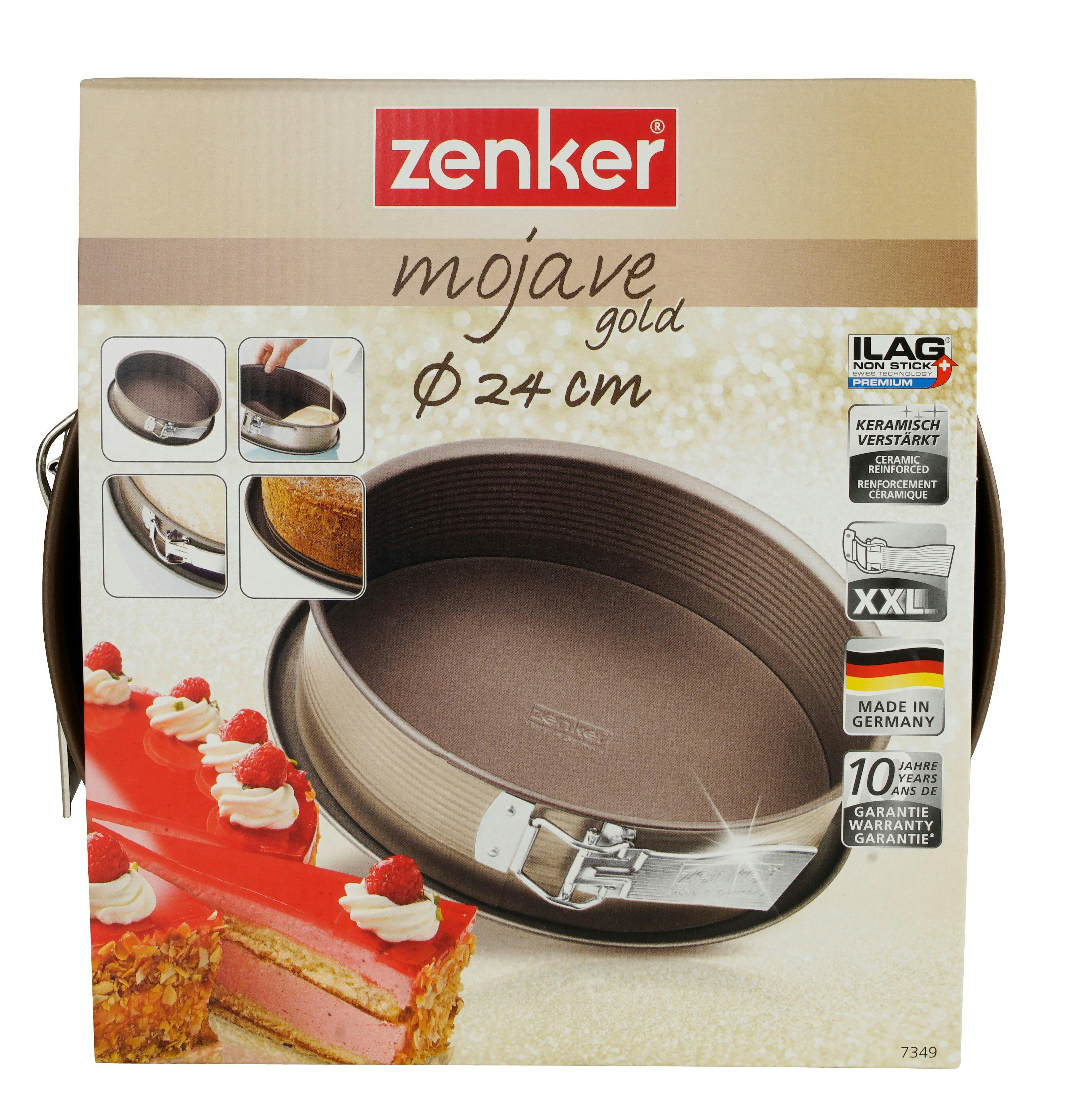 ZENKER Tortiera Apribile, 2 fondi Ø 24 cm