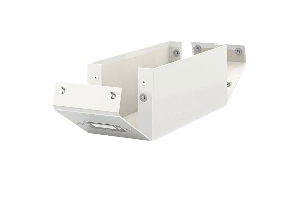 Caja Click & Store CD Box (143x147x352 mm), blanco