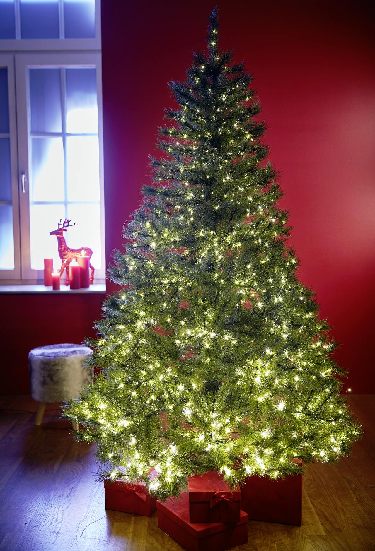 künstlich Tarrington House 180 cm Weihnachtsbaum Christbaum mit Ständer 