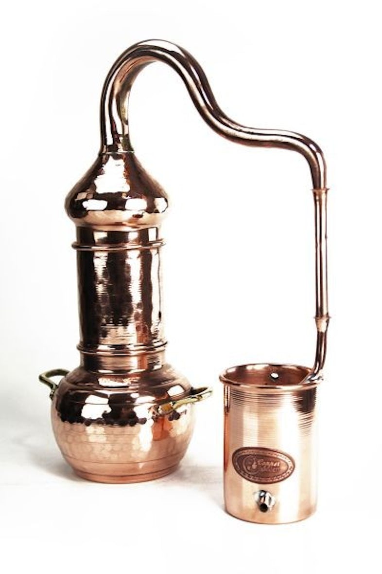 CopperGarden® Destille Alquitara 2L | ätherische Öle & Hydrolate  destillieren