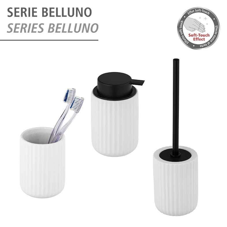 Marktplatz Belluno | Keramik WENKO METRO Weiß WC-Garnitur